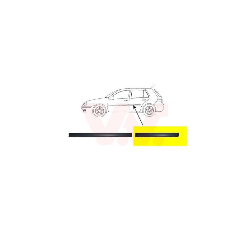 :: boční lišta zadních dveří čierna (5dv.) L - 5888425--33170