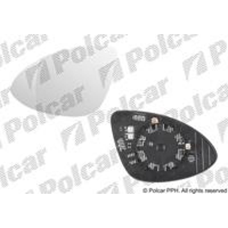 Sklo vonkajšieho zrkadla s držiakom - 58T1544E