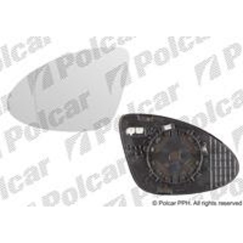 Sklo vonkajšieho zrkadla s držiakom - 58T1544M - ľavý