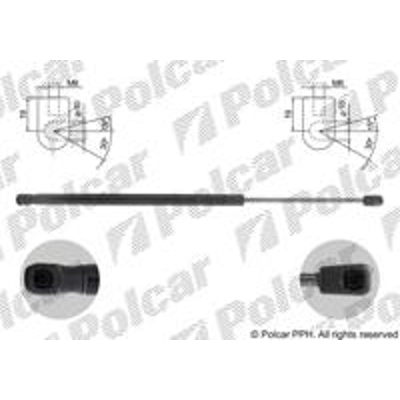 Plynová pružina - 6012AB3D - zadok