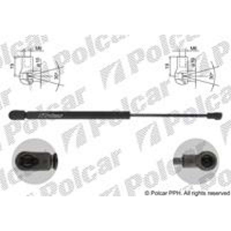 Plynová pružina - 6012AB4 - zadok