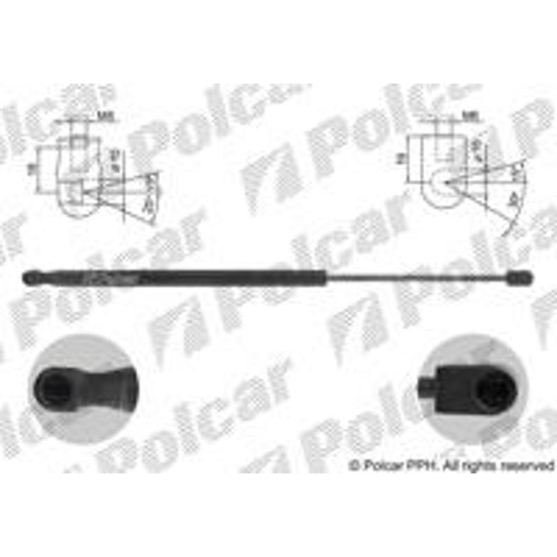 Plynová pružina - 6012AB6 - zadok