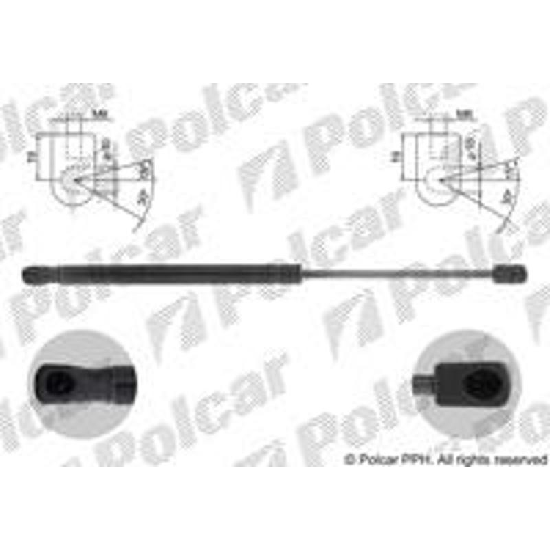Plynová pružina - 6015ABD - zadok