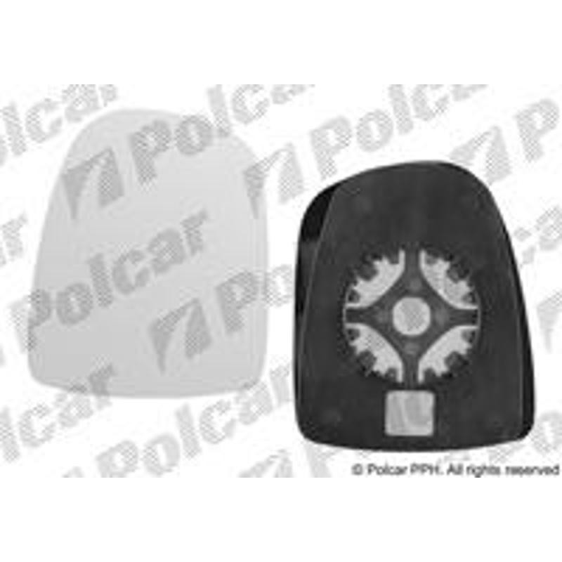 Sklo vonkajšieho zrkadla s držiakom - 6026545E - ľavý