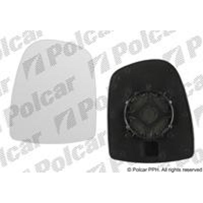 Sklo vonkajšieho zrkadla s držiakom - 6026545M - ľavý