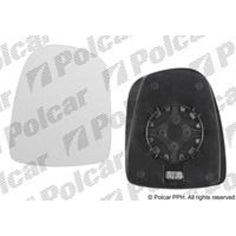 Sklo vonkajšieho zrkadla s držiakom - 6026546E - ľavý