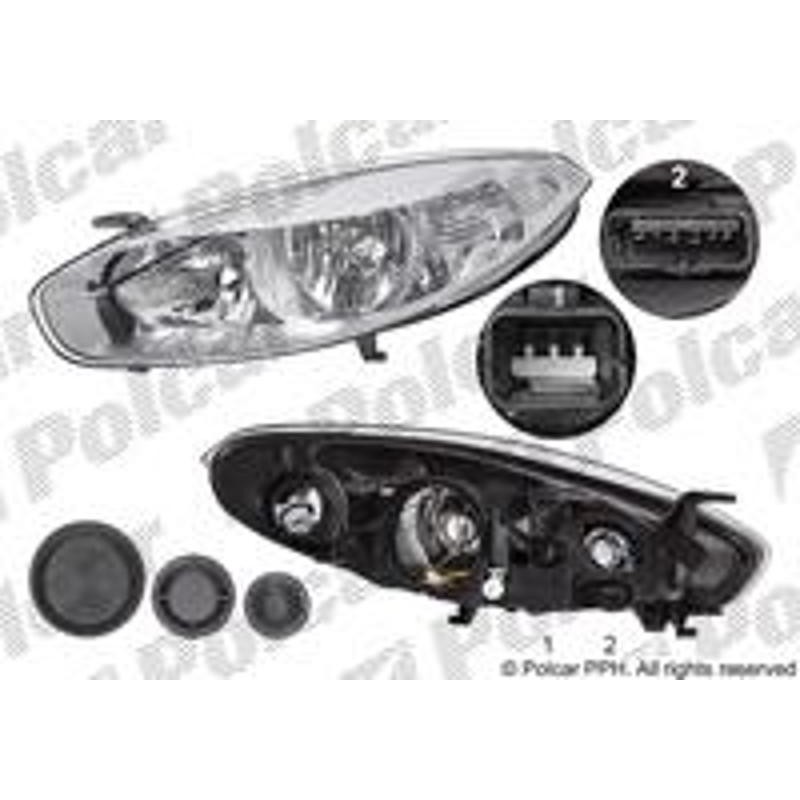 Hlavný reflektor - 6035102E - pravý