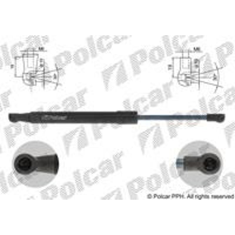 Plynová pružina - 6035AB - zadok