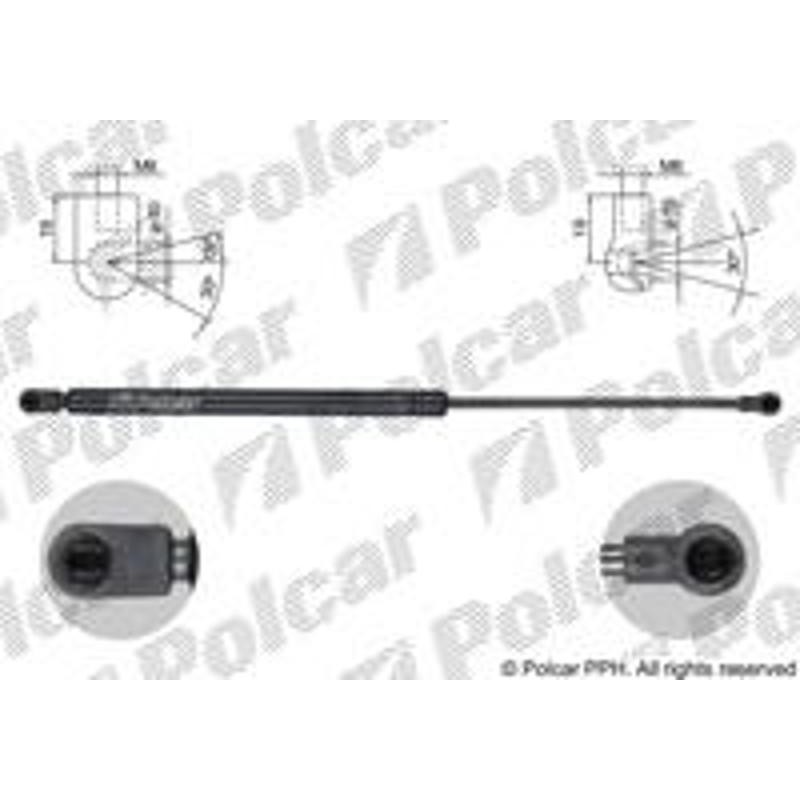 Plynová pružina - 1323AB1 - zadok