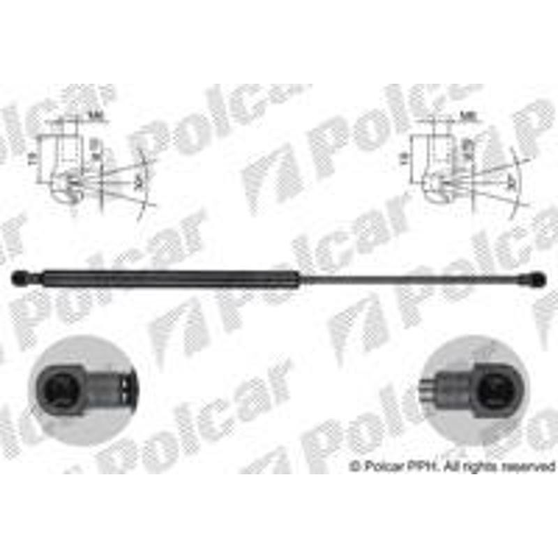 Plynová pružina - 1323AB1D - zadok