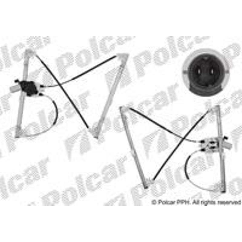 Ektrický mechanizmus okna dverí - 6037PSE6 - predok