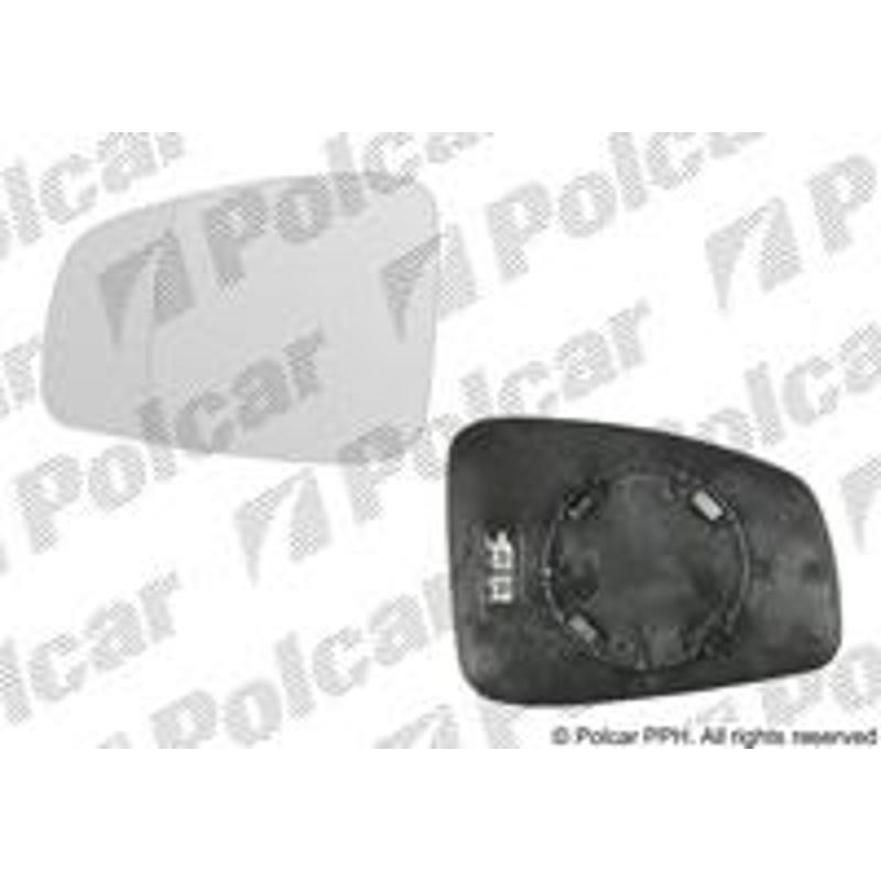 Sklo vonkajšieho zrkadla s držiakom - 6039543M - ľavý