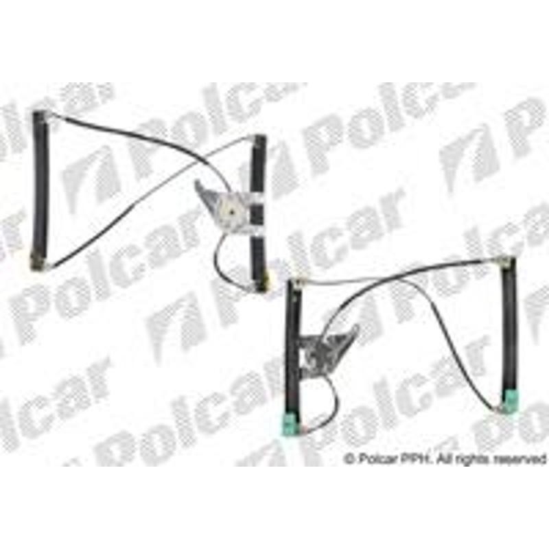 Mechanizmus stahovania okna el. bez motora - 1323PSG2 - predok