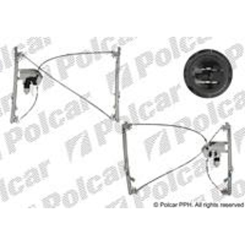 Ektrický mechanizmus okna dverí - 6055PSE8 - predok