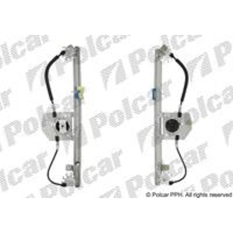 Mechanizmus stahovania okna el. bez motora - 6055PSG4 - zadok