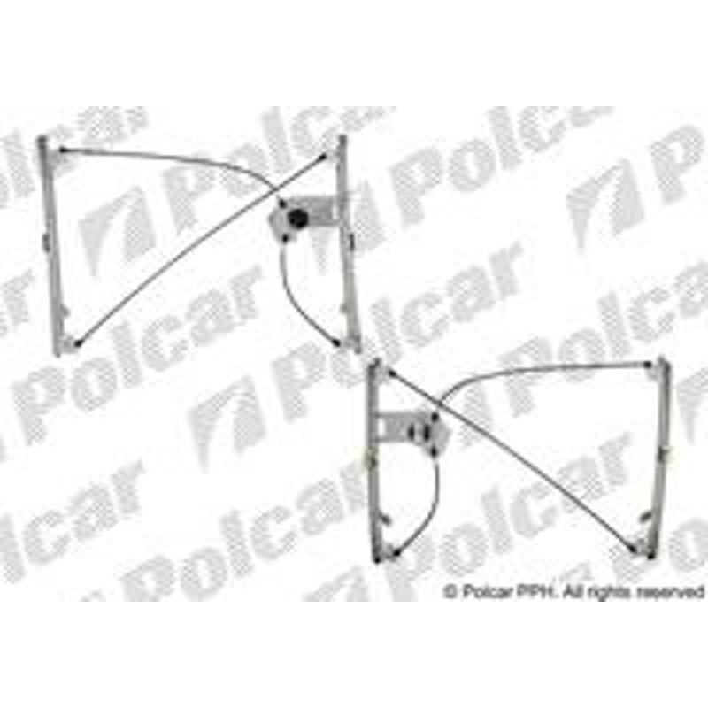 Mechanizmus stahovania okna el. bez motora - 6055PSG6 - predok