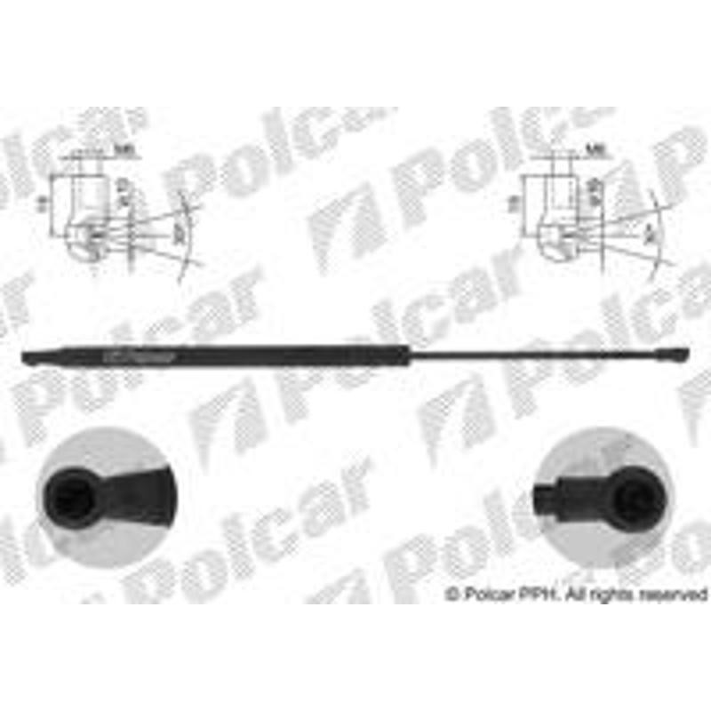 Plynová pružina - 6056AB - zadok