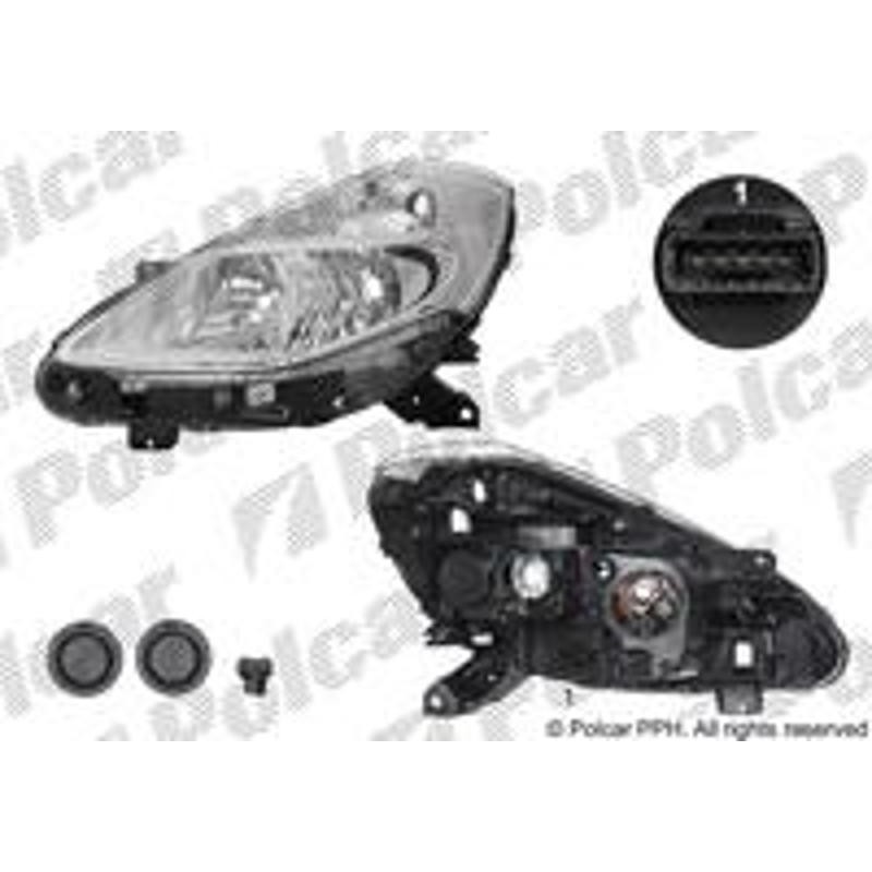 Hlavný reflektor - 6064100E - pravý