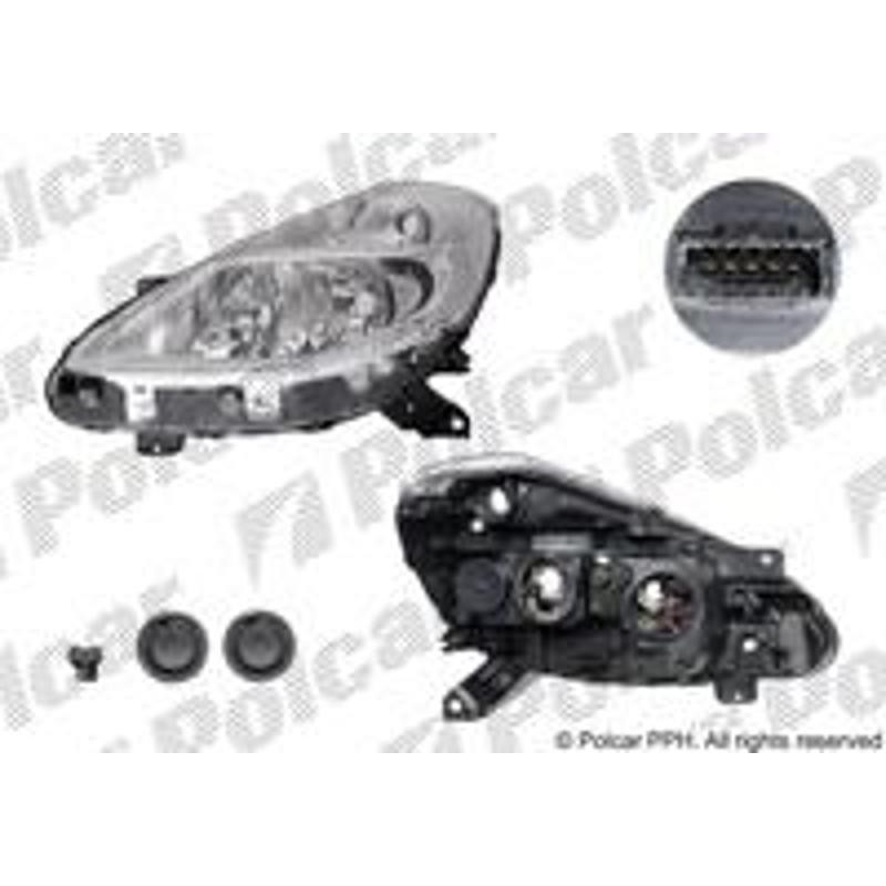 Hlavný reflektor - 6064101E - pravý