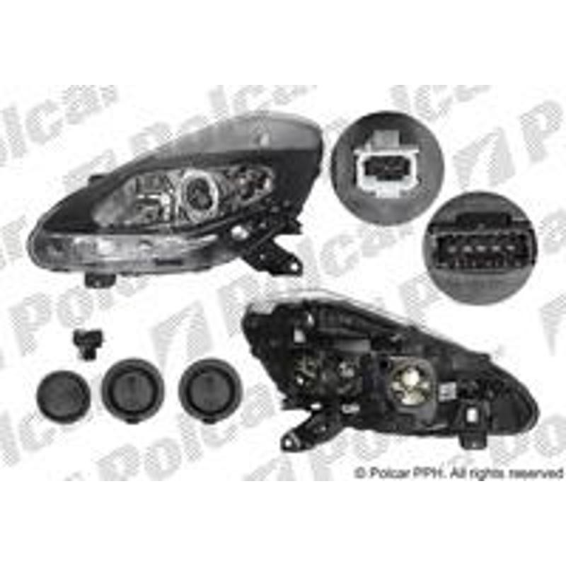 Hlavný reflektor - 6064106V - pravý