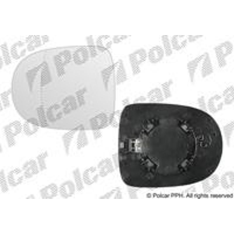 Sklo vonkajšieho zrkadla s držiakom - 6064542E - ľavý