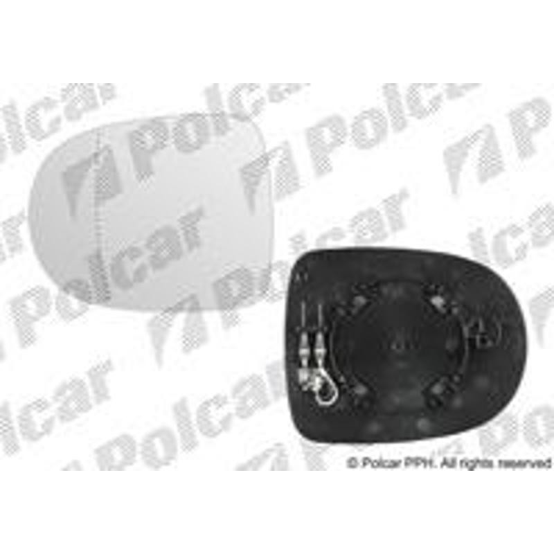 Sklo vonkajšieho zrkadla s držiakom - 6064542M - ľavý