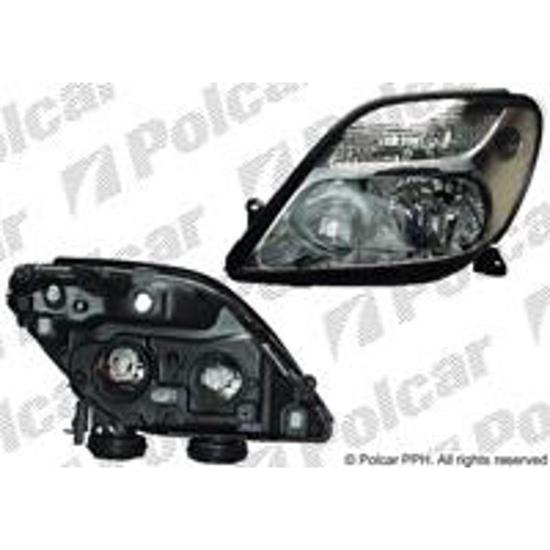 Hlavný reflektor - 607010-E - pravý