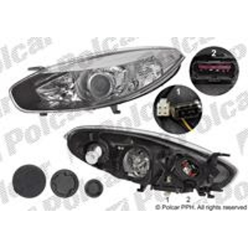 Hlavný reflektor - 60C1091E - ľavý