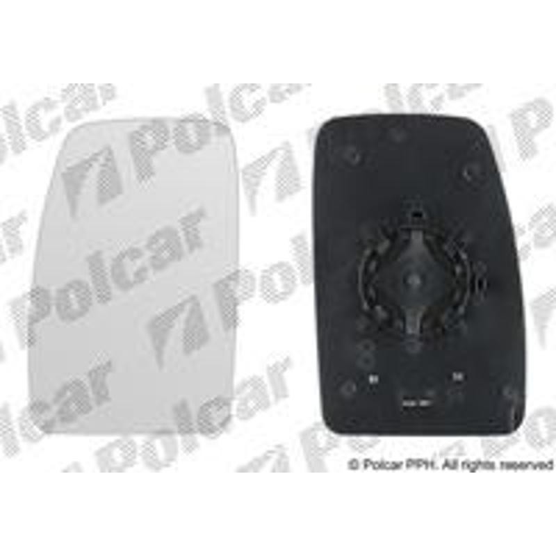 Sklo vonkajšieho zrkadla s držiakom - 60N1543M - ľavý