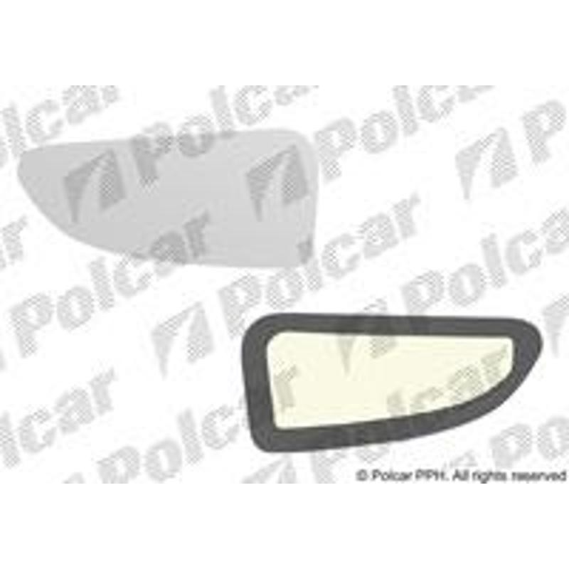 Sklo vonkajšieho zrkadla s držiakom - 60N1545M - ľavý