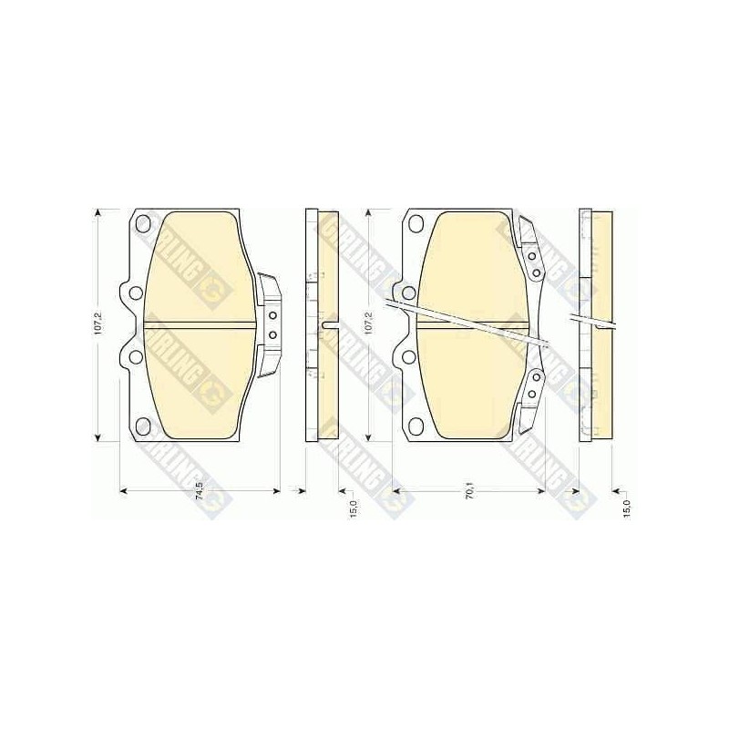 Vonkajšie spätné zrkadlo - 6111339 - vľavo