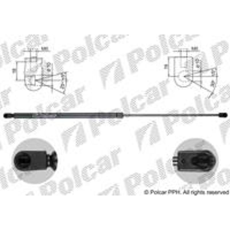 Plynová pružina - 1327AS - predok