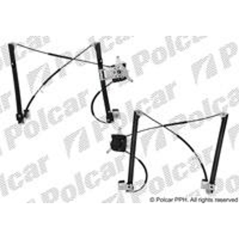 Mechanizmus stahovania okna el. bez motora - 6706PSG1 - predok