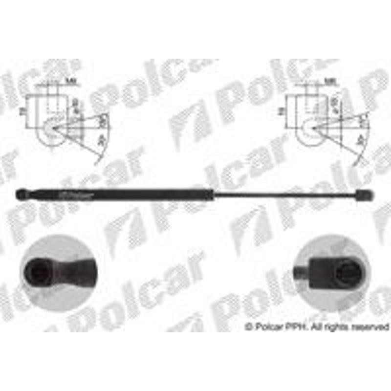Plynová pružina - 6720AB - zadok