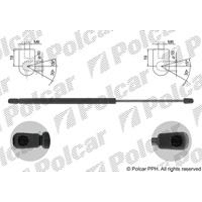 Plynová pružina - 6720ABD - zadok