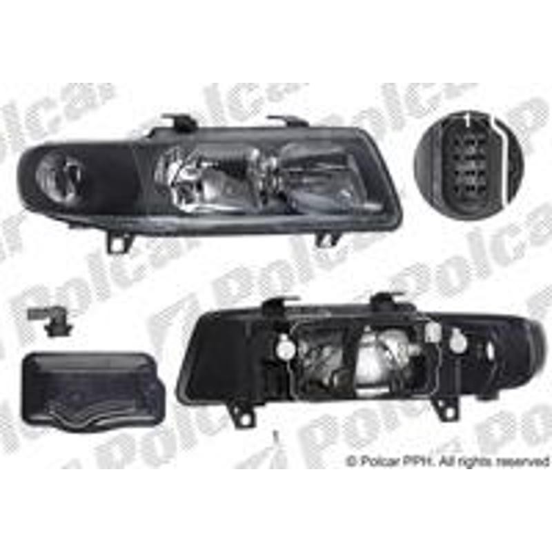 Hlavný reflektor - 672210-V - pravý