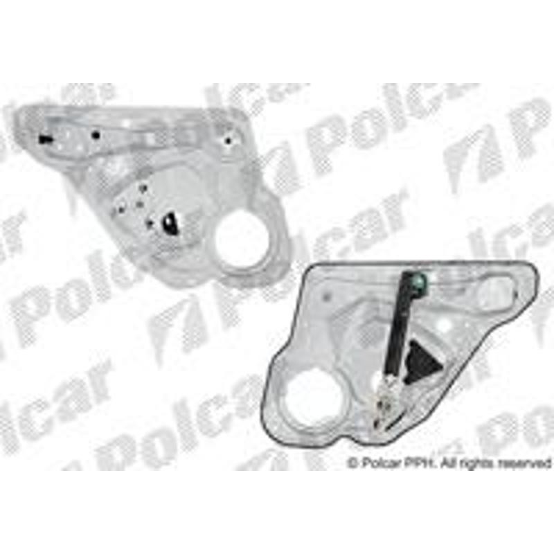 Mechanizmus stahovania okna el. bez motora - 6722PSG7 - zadok