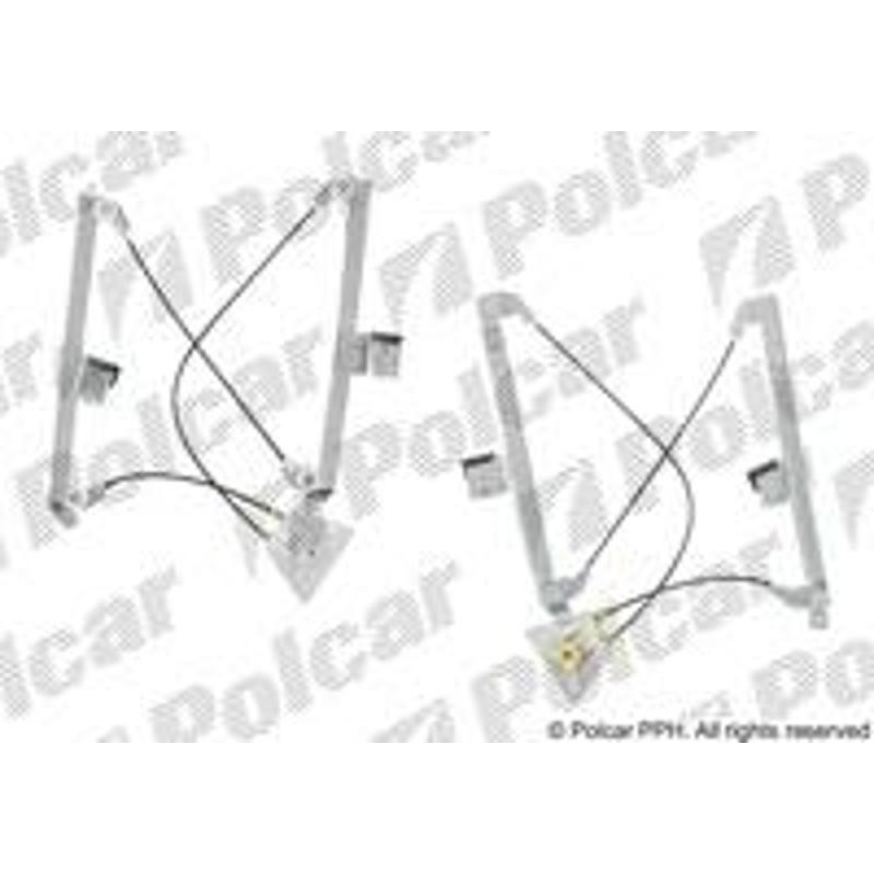 Mechanizmus stahovania okna el. bez motora - 6726PSG2 - predok