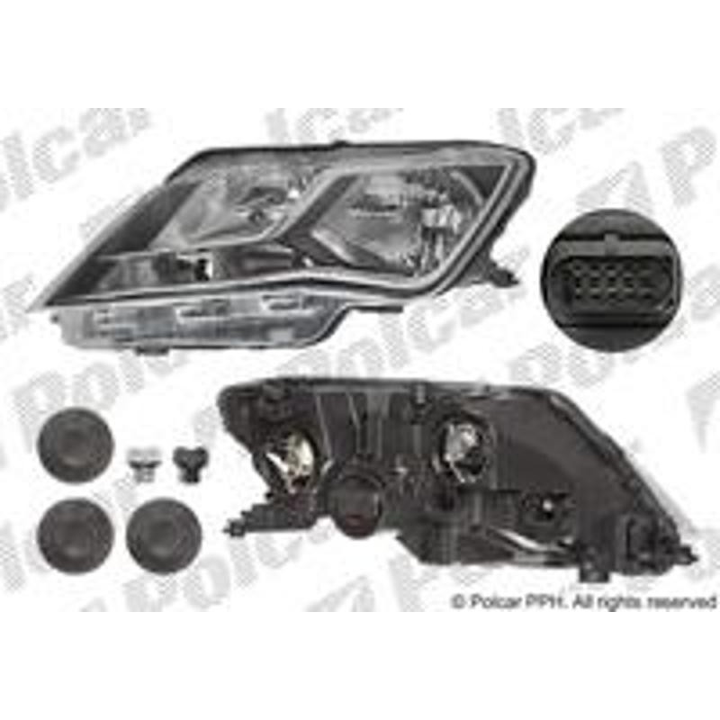 Hlavný reflektor - 67B210-E - pravý