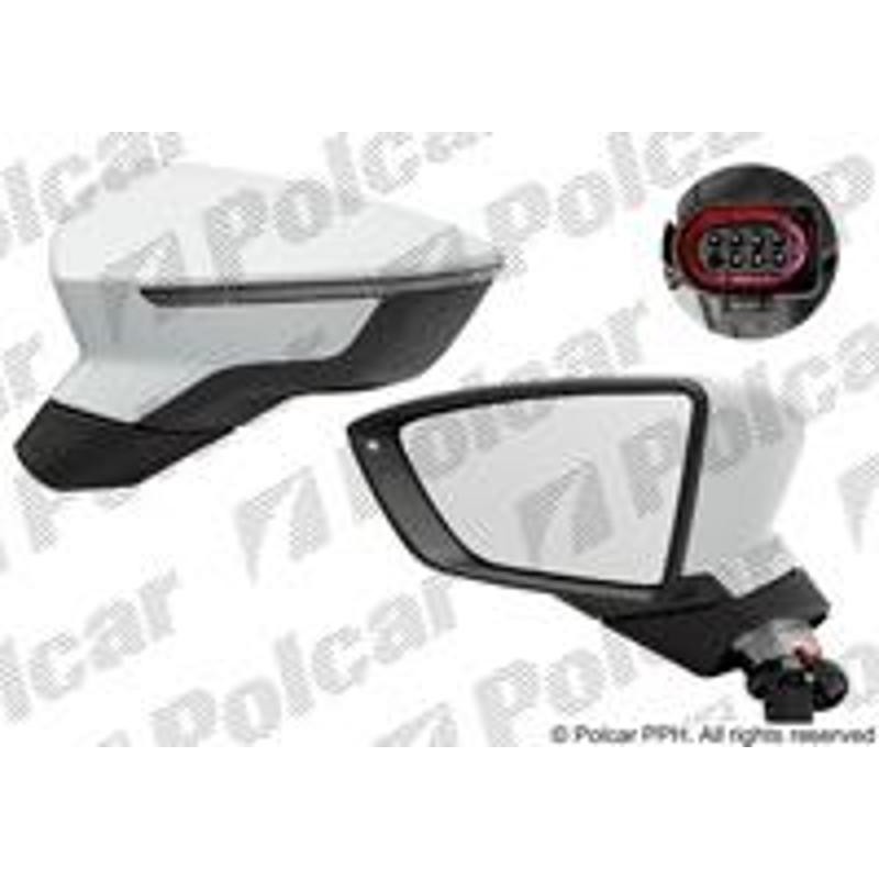 Vonkajšie zrkadlo - 67C1515M - ľavý