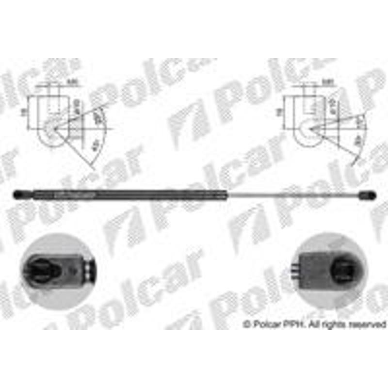 Plynová pružina - 67C1AB - zadok