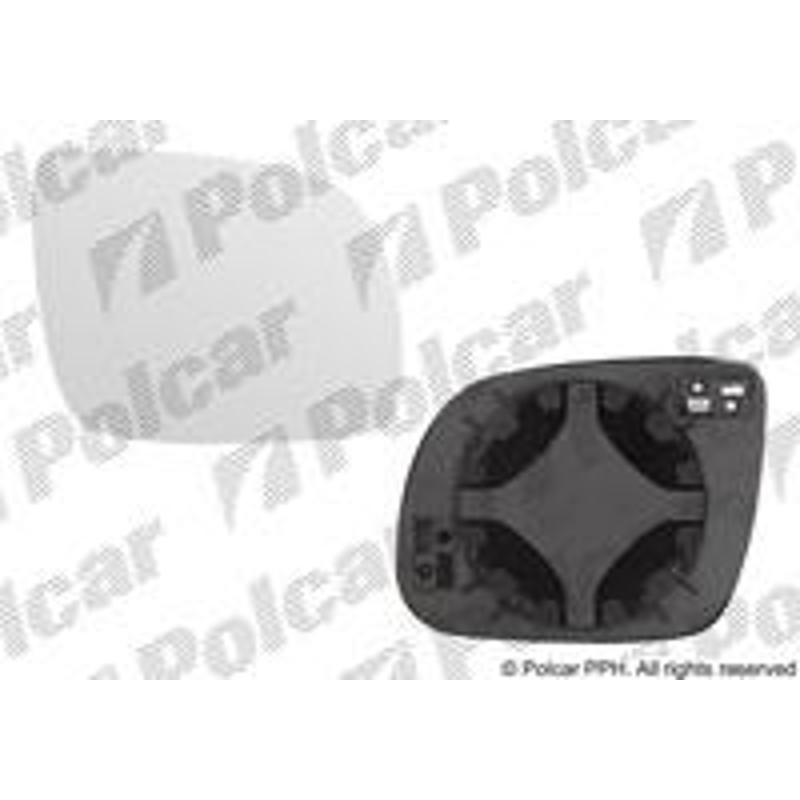 Sklo vonkajšieho zrkadla s držiakom - 6913556E - pravý