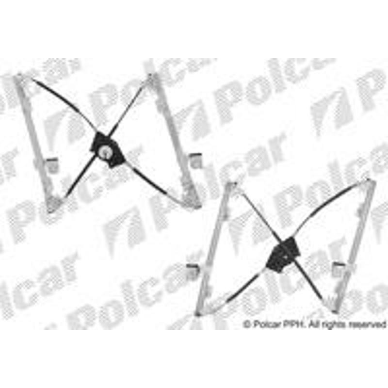 Mechanizmus stahovania okna el. bez motora - 6913PSG7 - predok