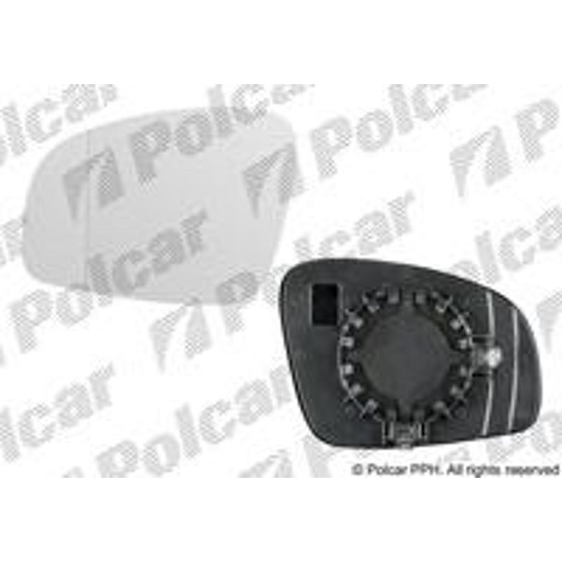 Sklo vonkajšieho zrkadla s držiakom - 6915545M - ľavý