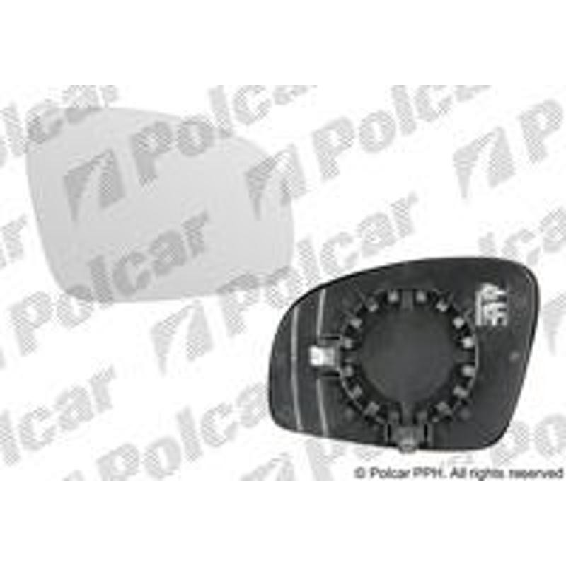 Sklo vonkajšieho zrkadla s držiakom - 6915556M - pravý