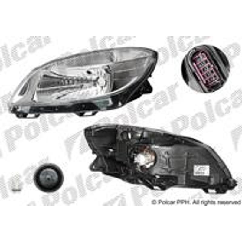 Hlavný reflektor - 691609-H - ľavý