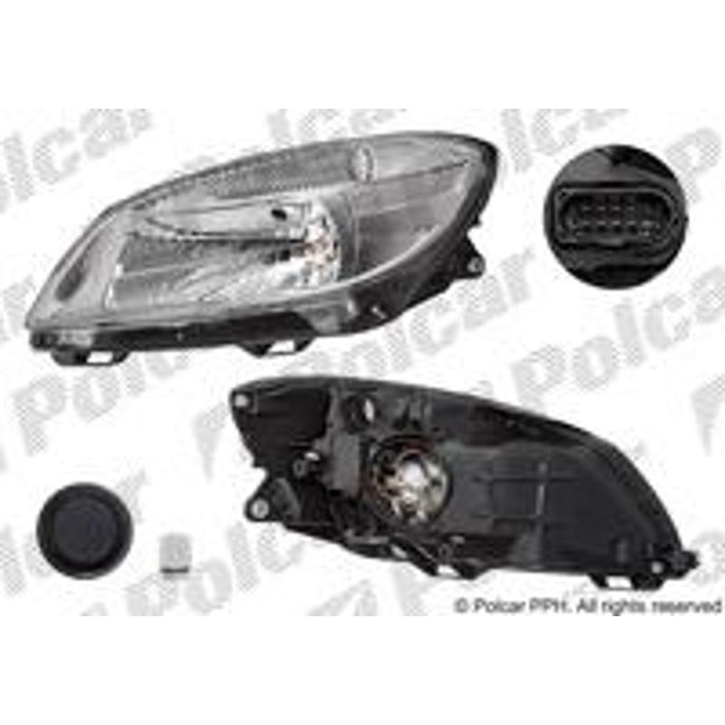 Hlavný reflektor - 6916100E - pravý