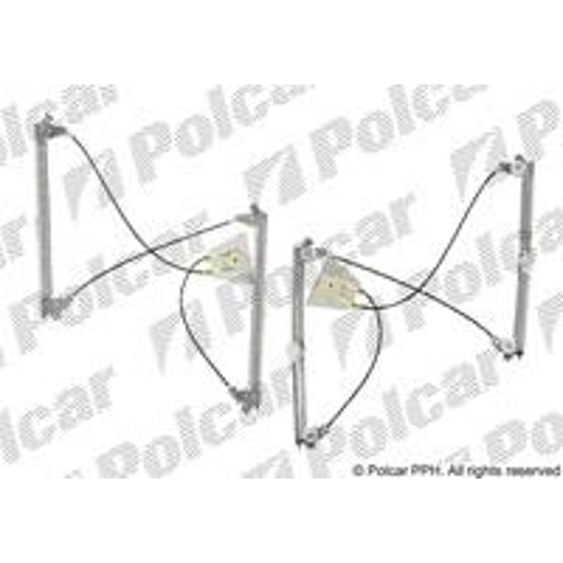 Mechanizmus stahovania okna el. bez motora - 1331PSG4 - predok