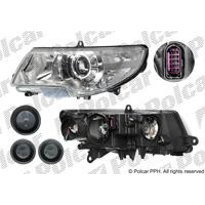 Hlavný reflektor - 692610-H - pravý
