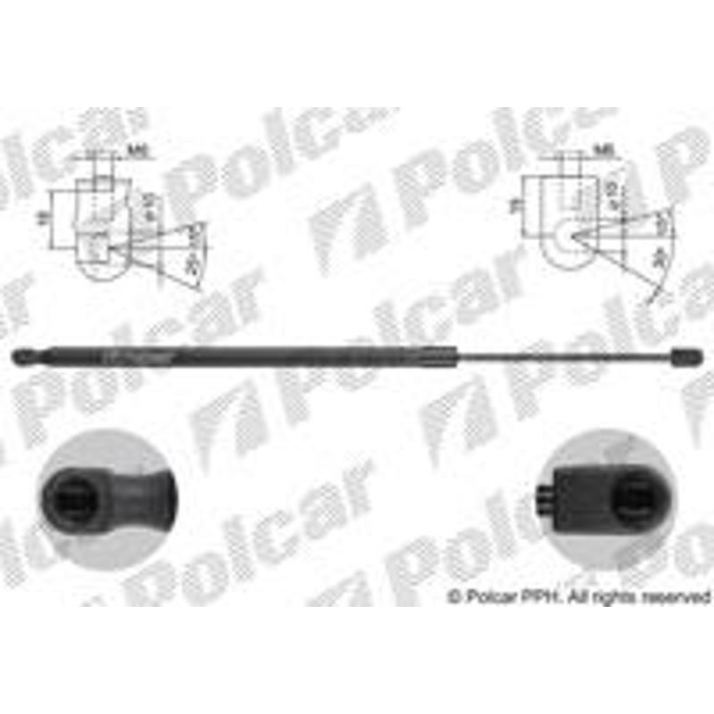 Plynová pružina - 6926AB2 - zadok